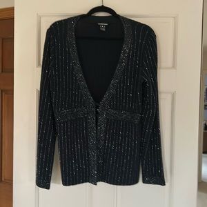 Ellen Tracey beaded cardigan